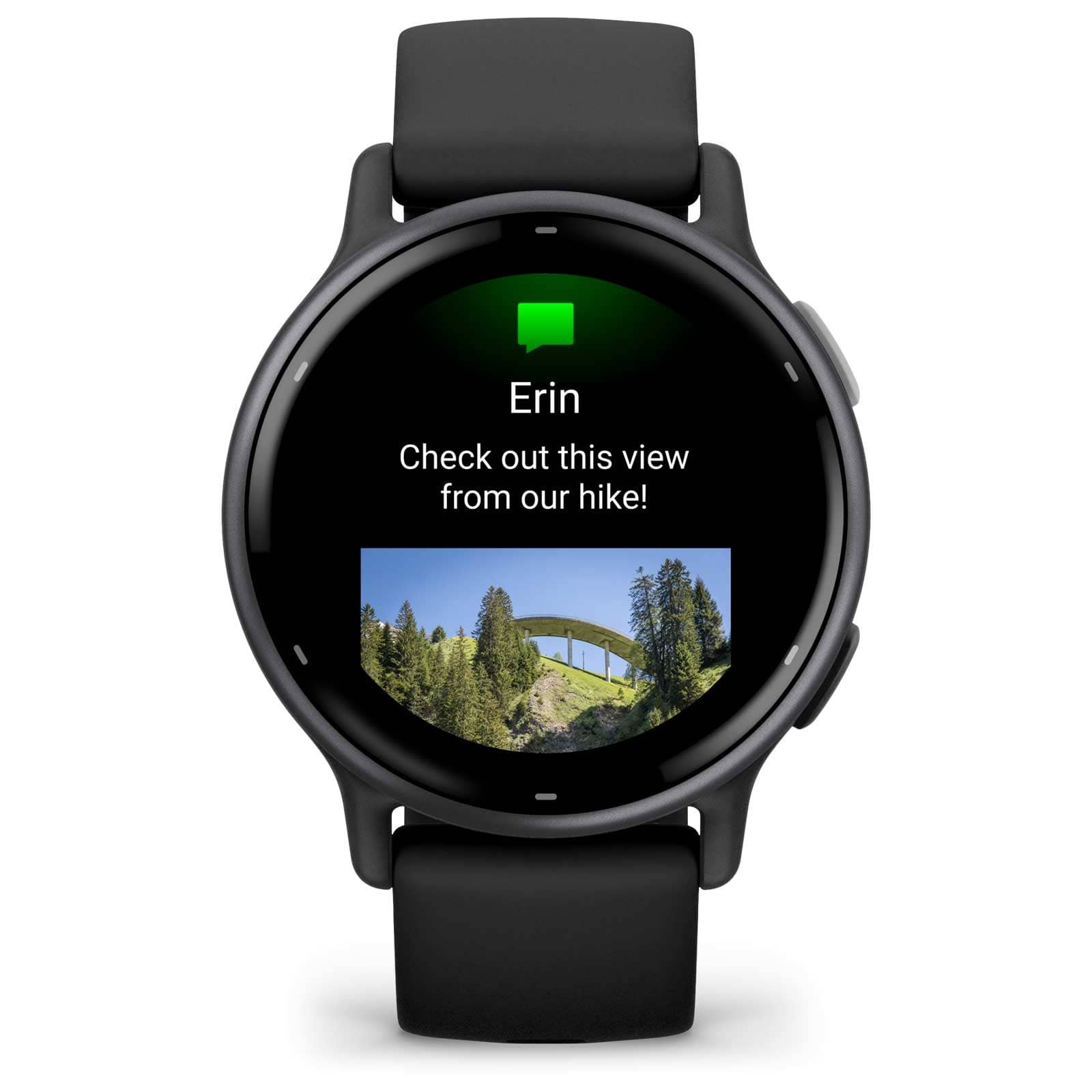 Garmin vivoactive 5 GPS Smartwatch - Schwarz/Schiefergrau – Bild 4