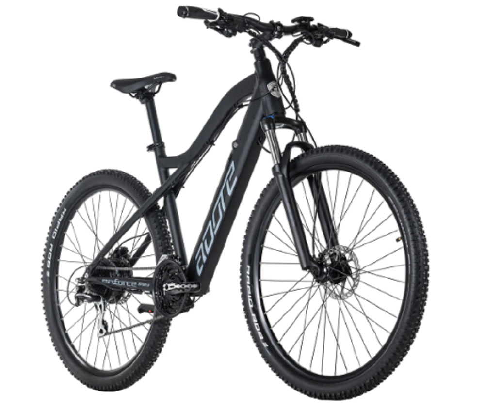 Alu MTB Pedelec 29'' Adore Enforce E-Bike schwarz/blau 250 Watt – Bild 2
