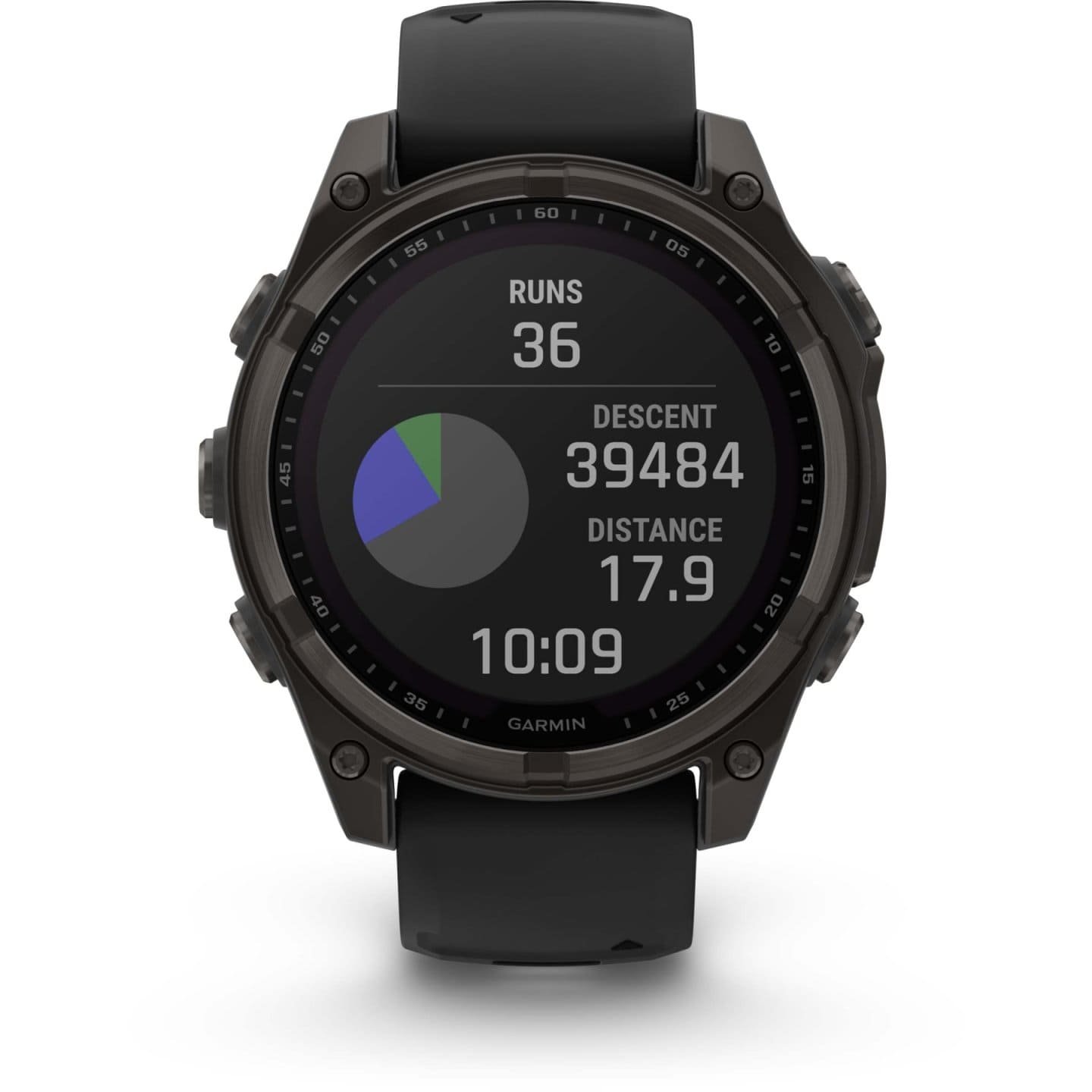 Garmin fenix 8 Sapphire Solar GPS Smartwatch - 47mm - Graphit/Carbon Gray Titan DLC – Bild 5
