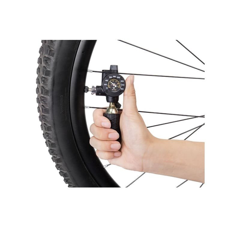 Topeak AirBooster G2 CO2 Pumpe/Druckluftprüfer – Bild 3