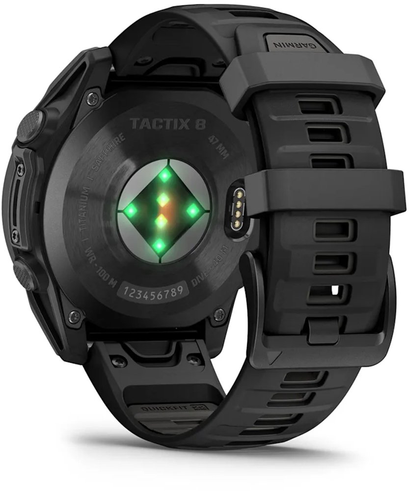 Garmin tactix® 8 - 47 mm AMOLED Sapphire Schwarz Titan DLC Smartwatch – Bild 3